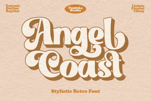 Angel Coast: The Retro Serif Font for Handmade Product Labels