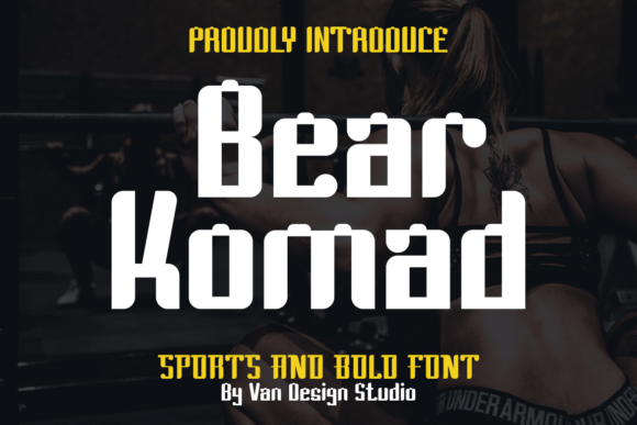 Bear Komad: A Whimsical Display Font for Magical Brand Identities