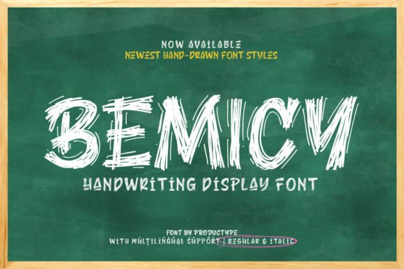Bemicy: The Playful Display Font That Elevates Brand Identity