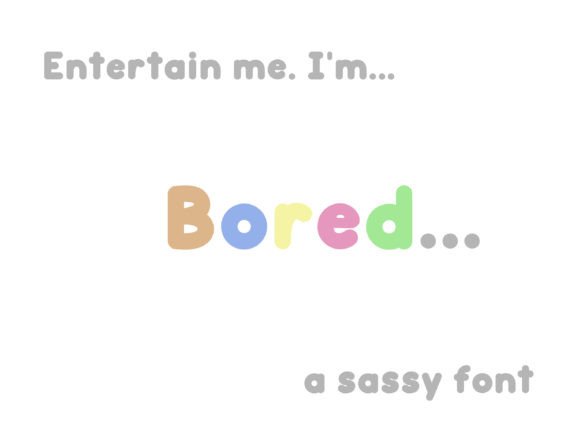Bored: The Chunky Display Typeface for Bold Campaigns