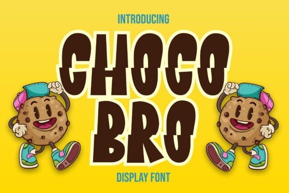 Choco Bro: A Playful Display Font for Modern Editorial Design
