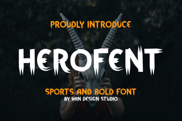 Herofent: The Creative Display Font for Bold Brand Identity