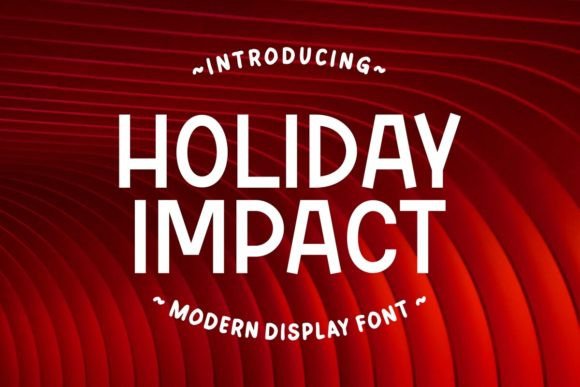 Holiday Impact: The Perfect Typeface for Festive Branding