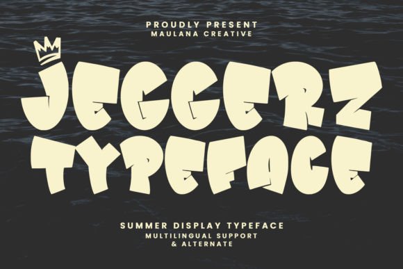 Jeggerz Typeface: A Bold Display Font for Creative Branding