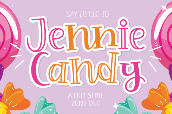 Jennie Candy: A Sweet Display Typeface for Modern Web Design
