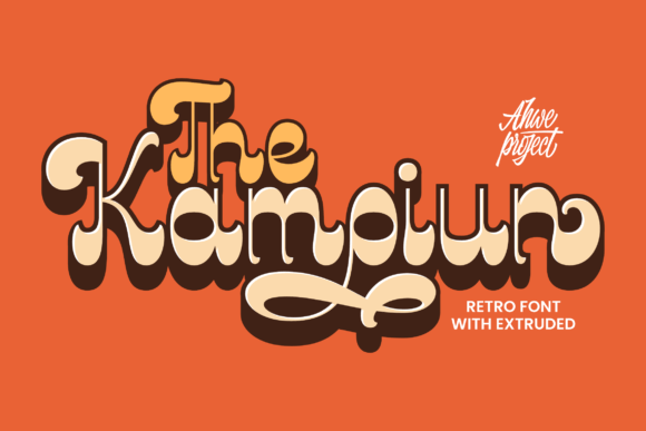 Kampiun: A Retro Script Typeface for Modern Editorial Design