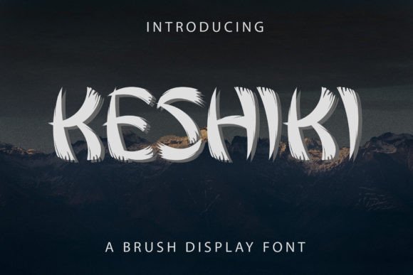 Keshiki: A Bold Display Typeface for Modern Web Design