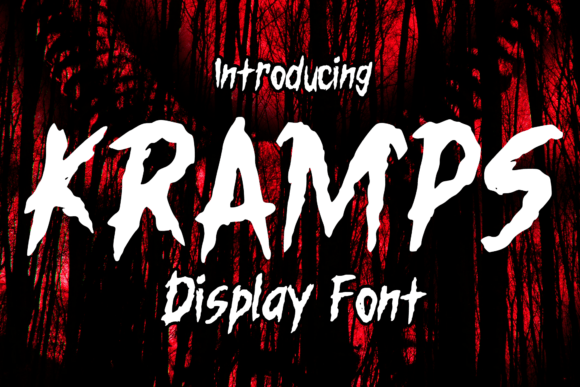 Kramps: The Ultimate Horror Display Font for Spooky Campaigns