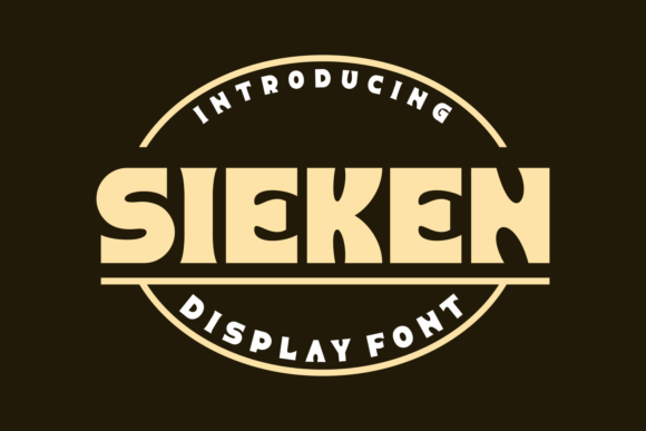 Sieken: The Unique Display Typeface for Modern Web Design