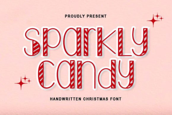 Sparkly Candy: The Perfect Christmas Display Font for Festive Branding