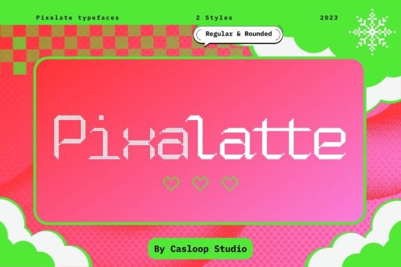 Upgrade Your Brand with Pixalatte: The Perfect Pixelated Typeface