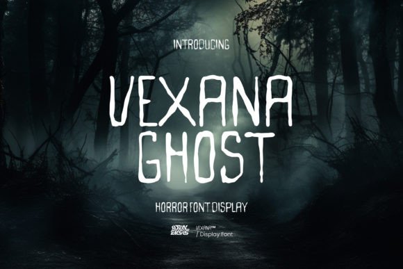 Vexana Ghost: The Haunting Display Font for Editorial Design