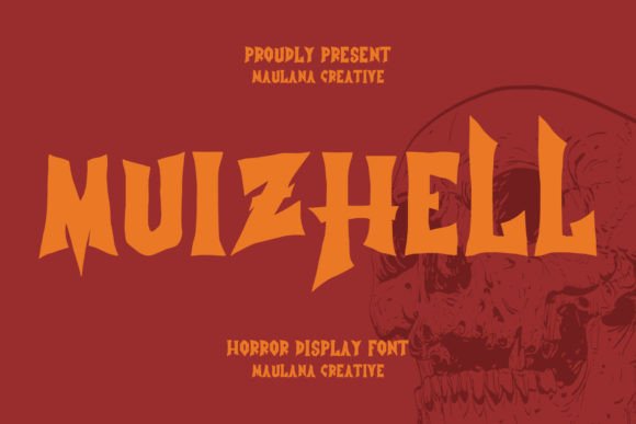 Why Muizhell Is the Perfect Horror Display Font for Bold Branding